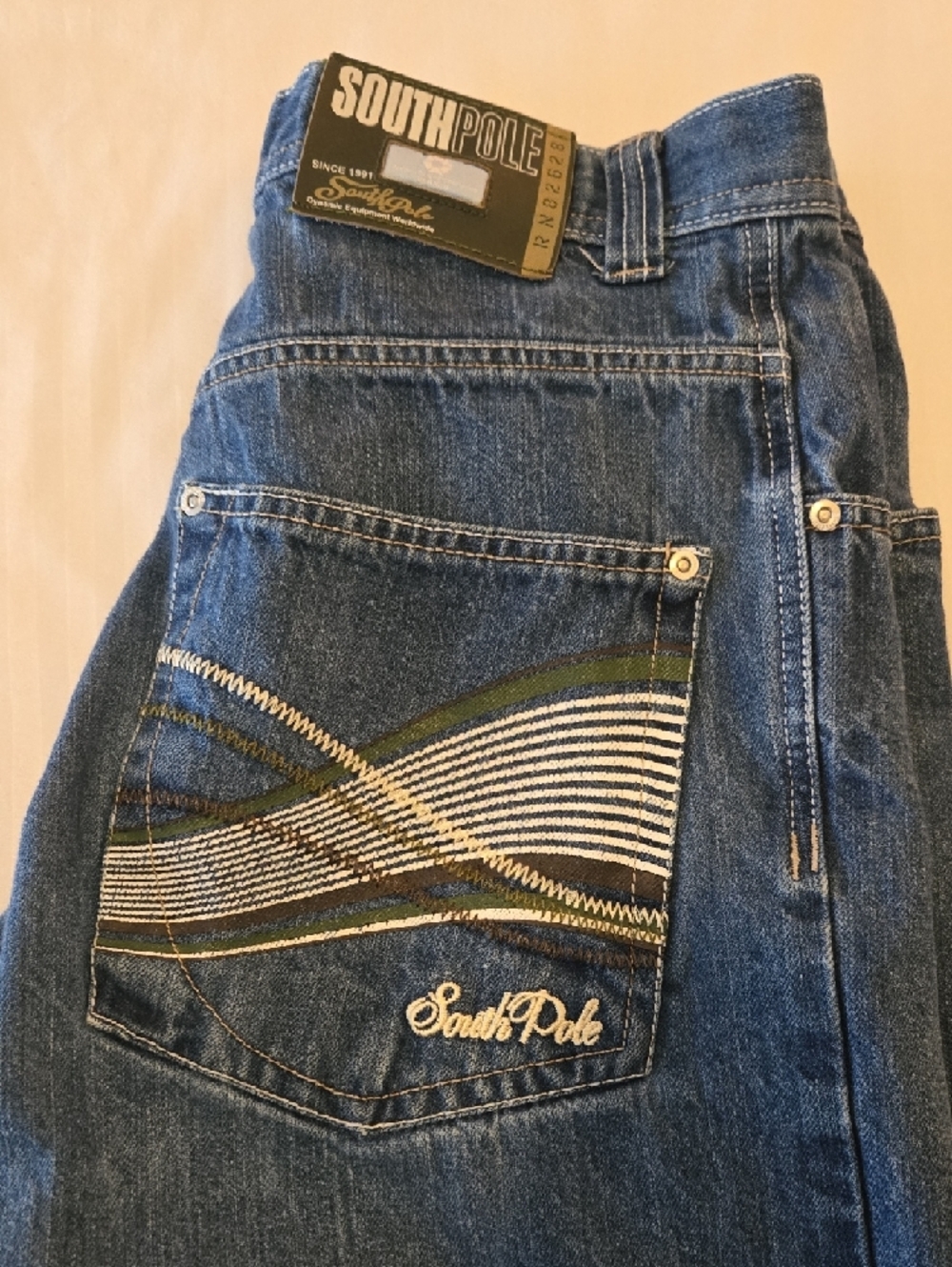 Blue Denim Jeans Trio - Classic Dark & Medium Blue - Picture 5 of 8